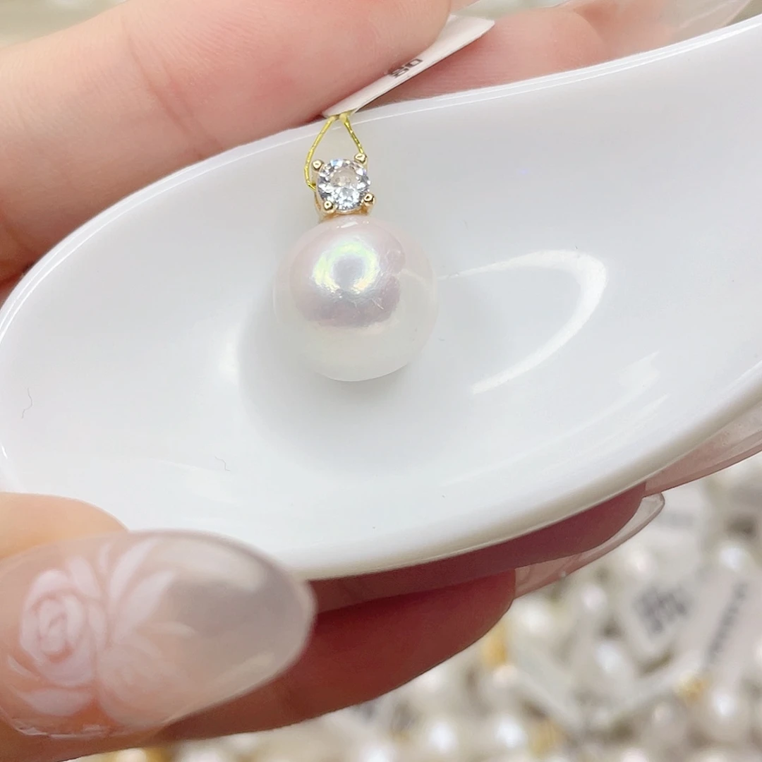 淡水珍珠未镶嵌吊坠(赠链)