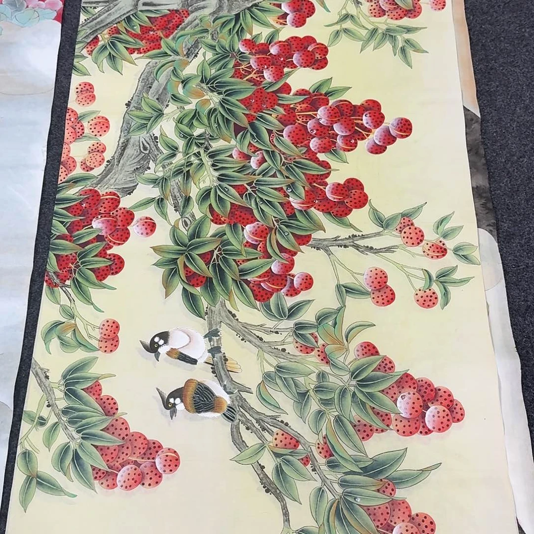 纯手绘国画作品好看