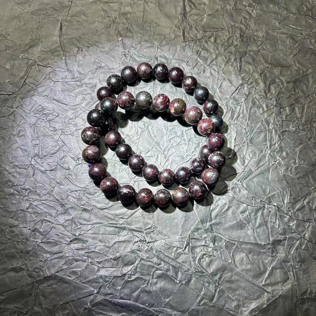 老四二店优选 老油紫圆珠手串 多样性发其一