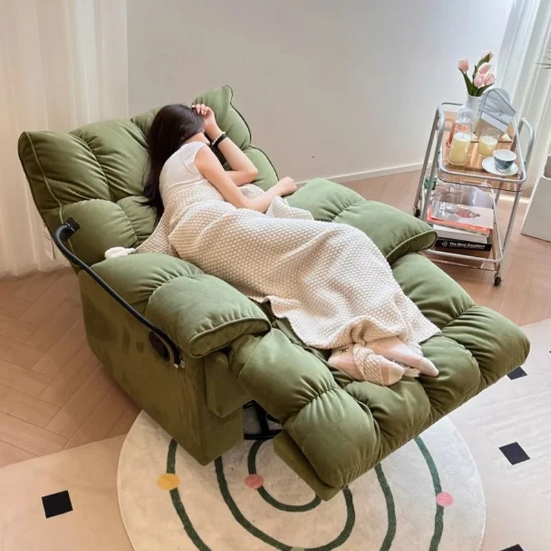 家用懒人沙发头等大泡芙沙发摇椅休闲电脑椅可睡可躺单人电竞椅子