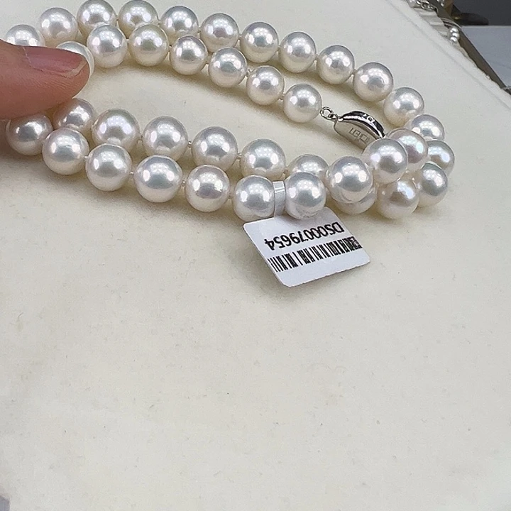 淡水珍珠银S925镶嵌颈饰➕10高品极光炫彩