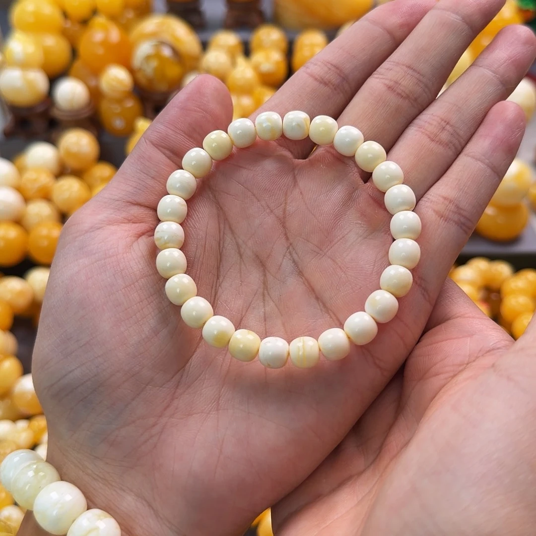 琥珀未镶嵌珠宝奇石8mm