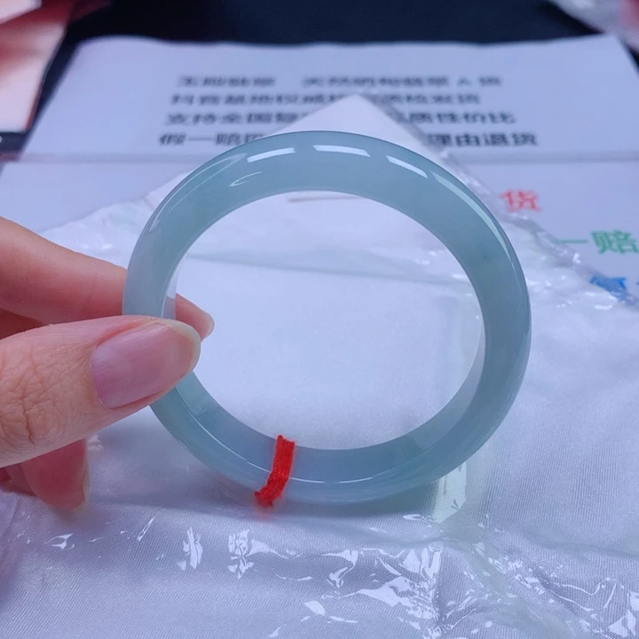 未镶嵌手镯翡翠54圈口