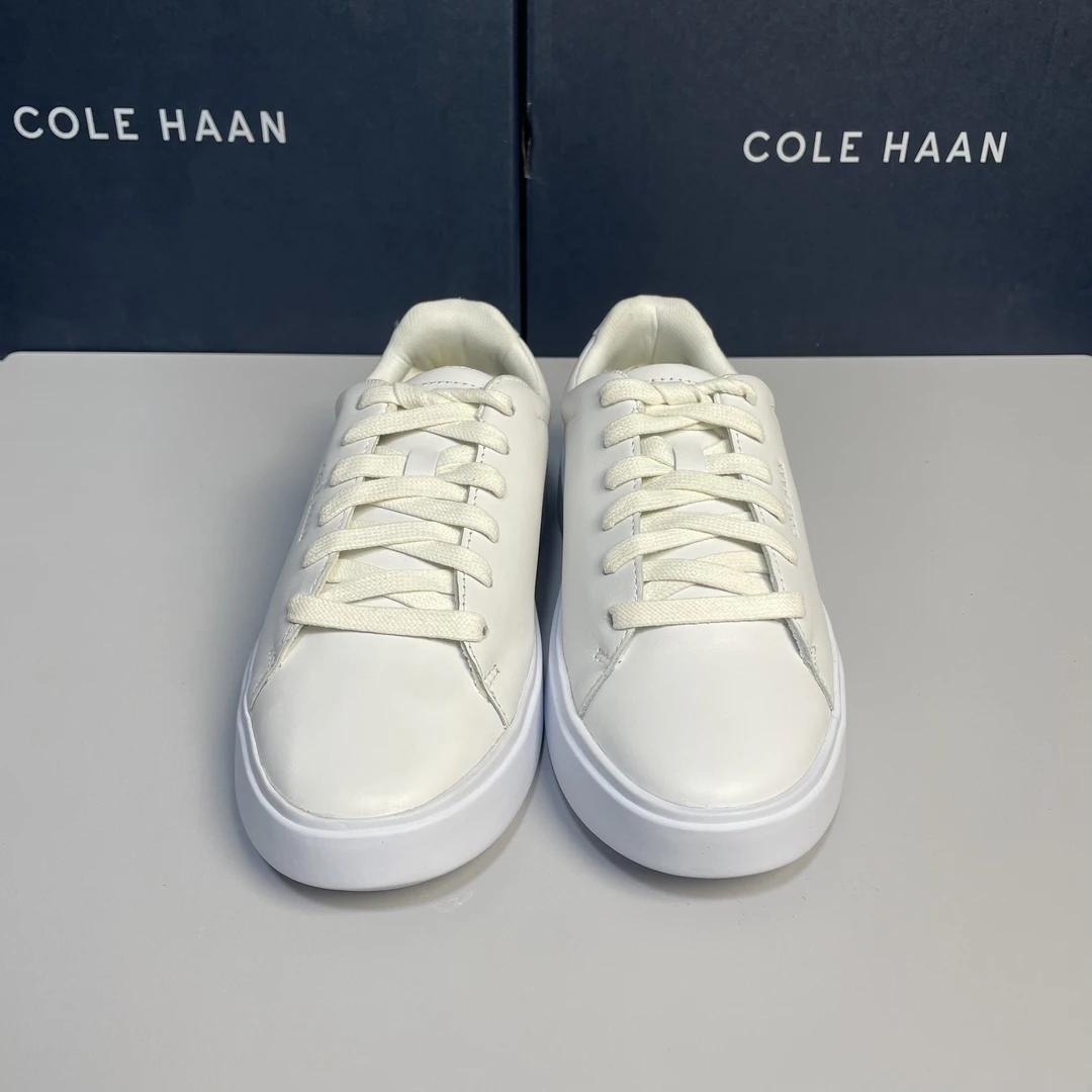 COLEHAAN/歌涵女士白色百搭休闲女鞋女款时尚经典低帮系带723
