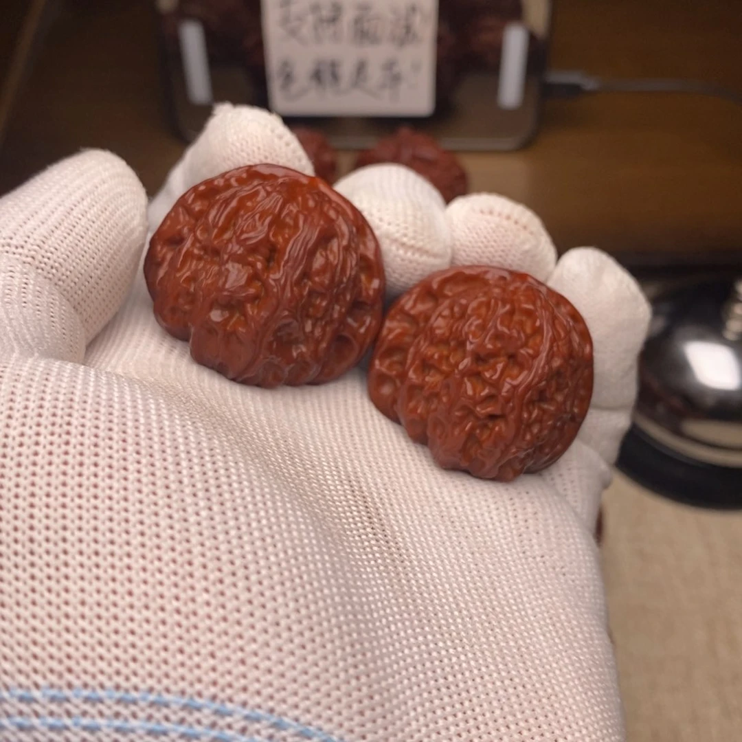 吊坠文玩核桃许*财白狮子.3.GPD#00#