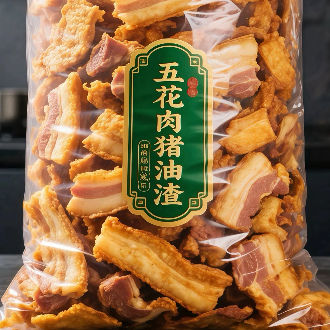 【工厂直销】猪肉酥猪油渣五花酥片零食开袋即食嘣脆嘎嘣香酥脆解馋