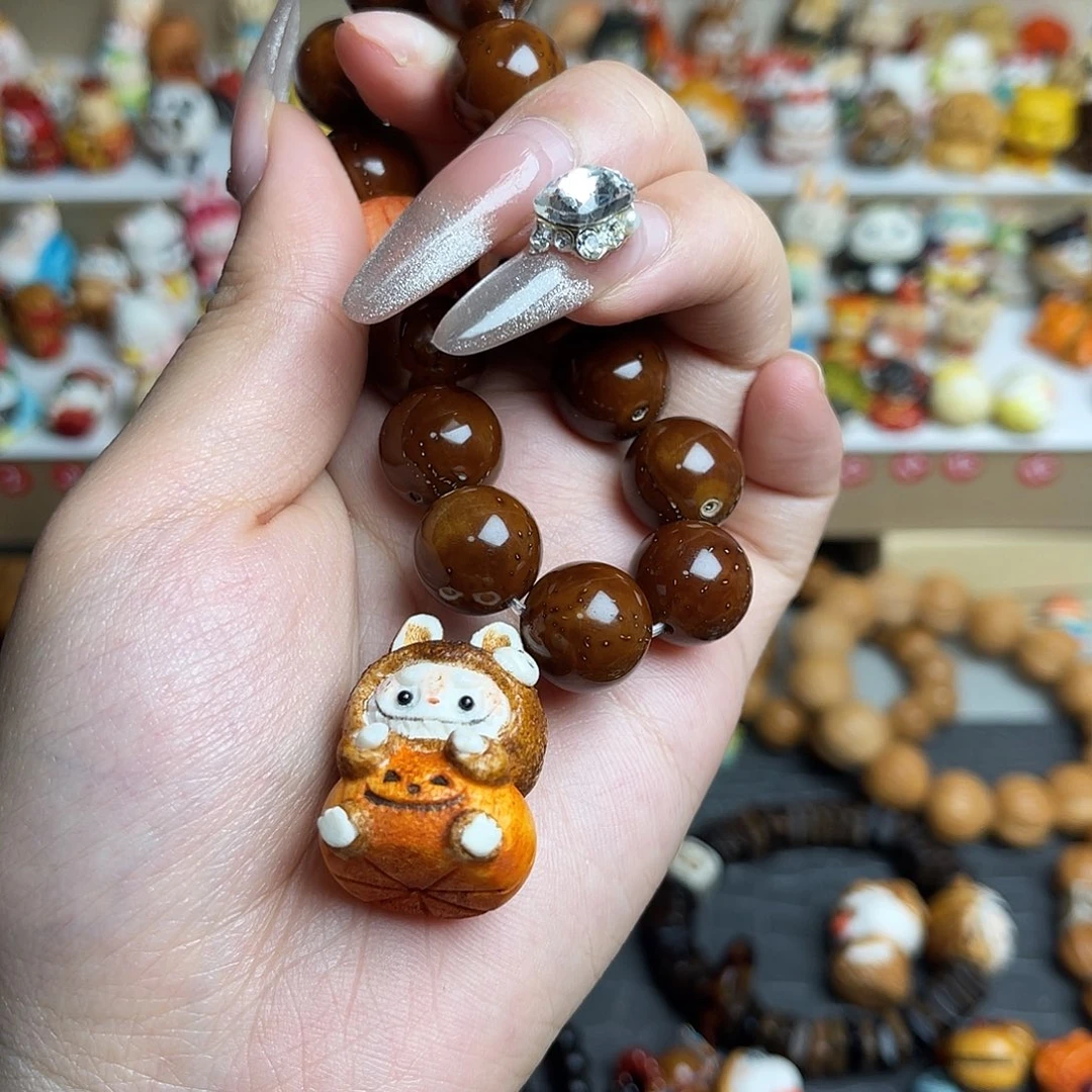木质铁合金手串制作