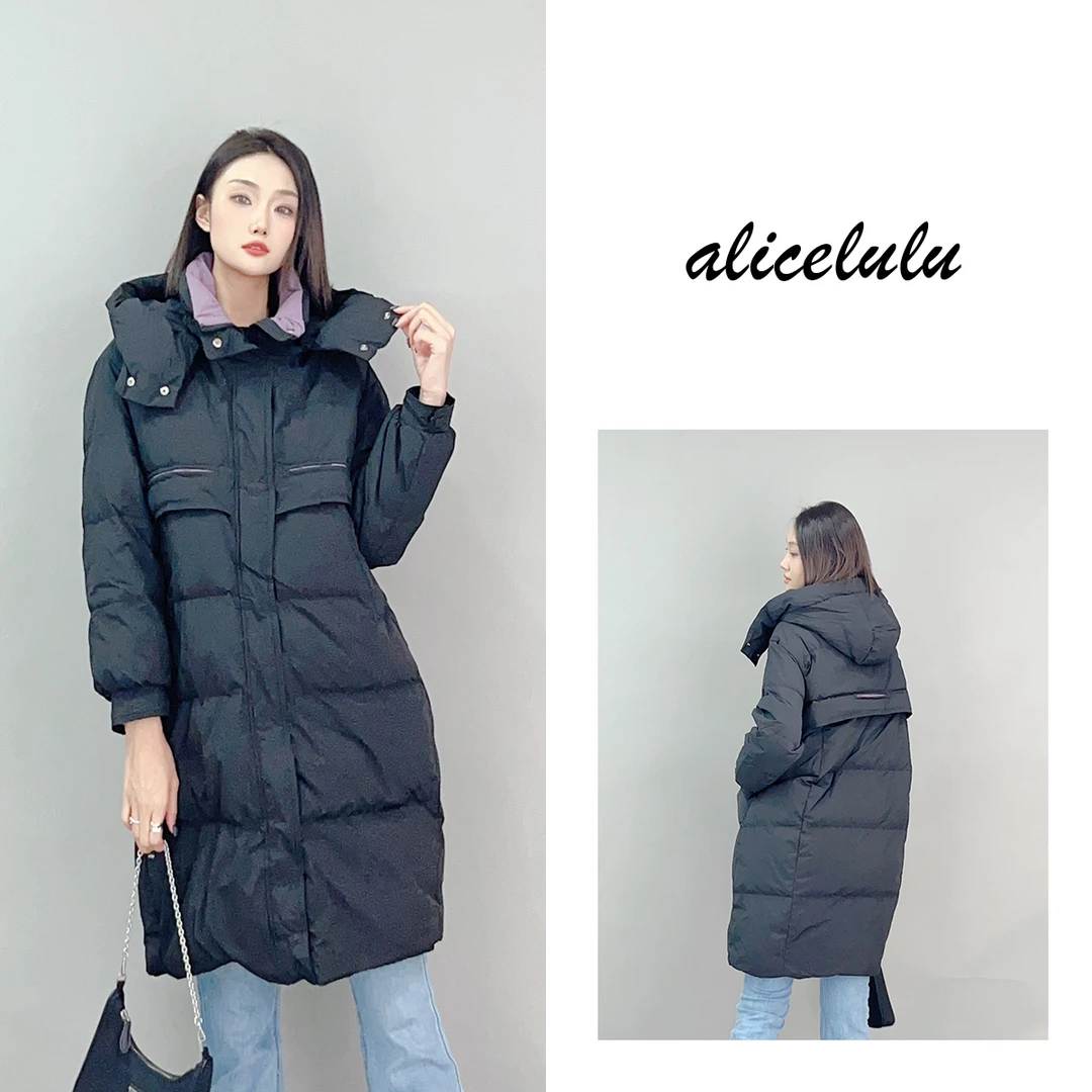 1alicelulu“温暖赏雪”羽绒服御寒鸭绒保暖连帽S2140858Tr