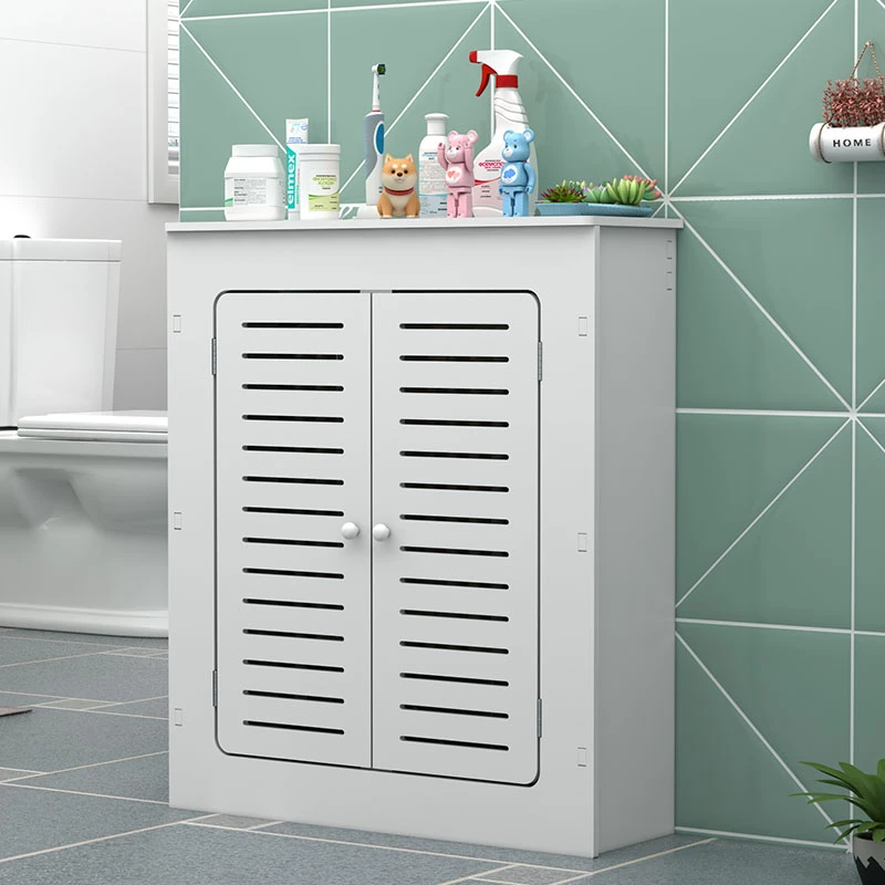 地暖分水器遮挡柜遮挡罩暖气片遮丑箱防水免打孔卫生间阀门装饰柜