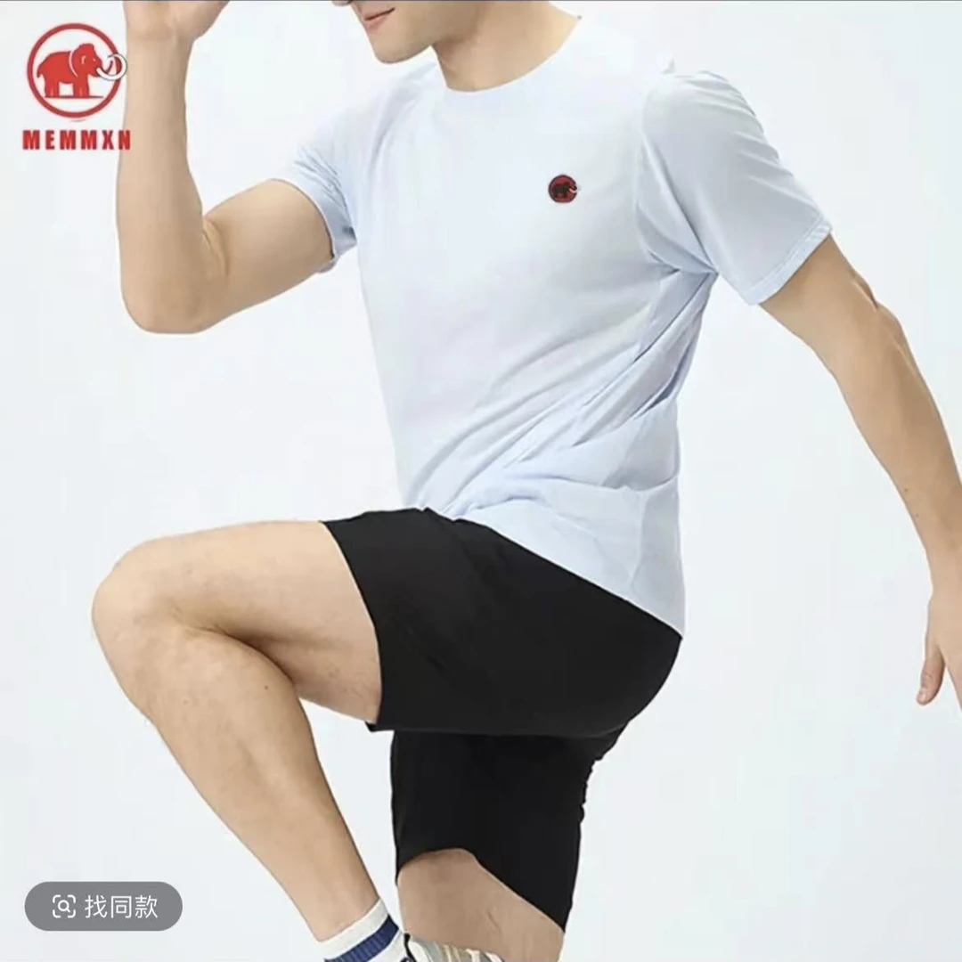 【男女同款】猛M马圆领全棉短袖T恤
