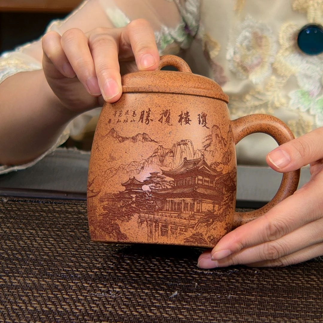 茶杯紫砂高货放漏