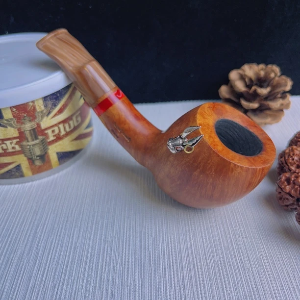 意大利史蒂芬手工石楠木烟斗 爆改红眼兔款