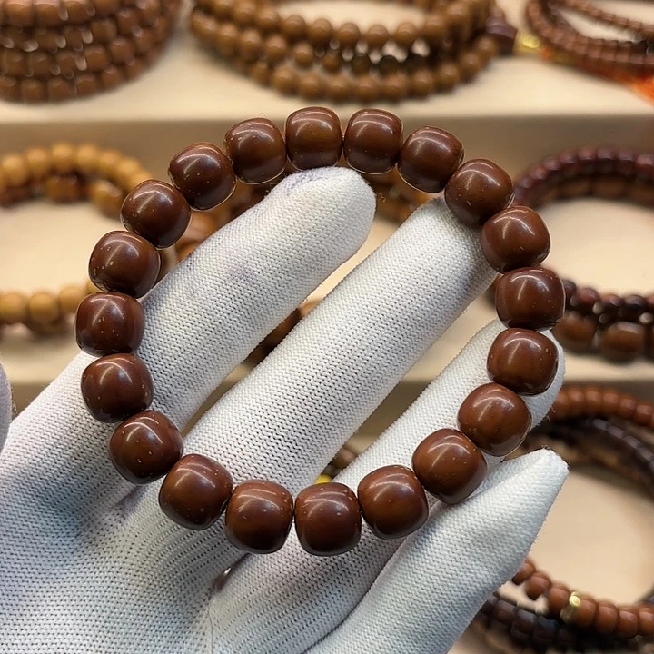 紫金鼠手串紫金鼠实心