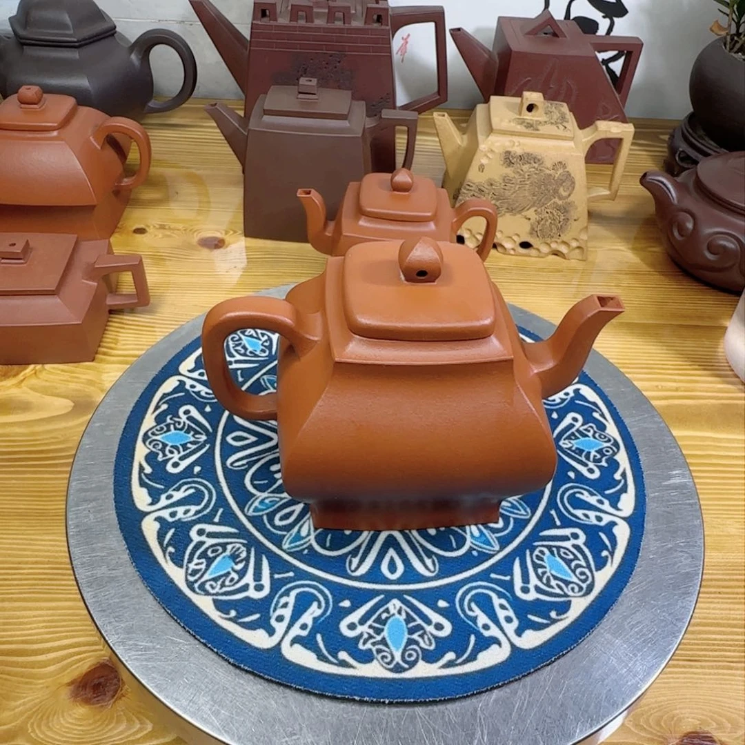 朱泥壶半手工朱泥宫灯