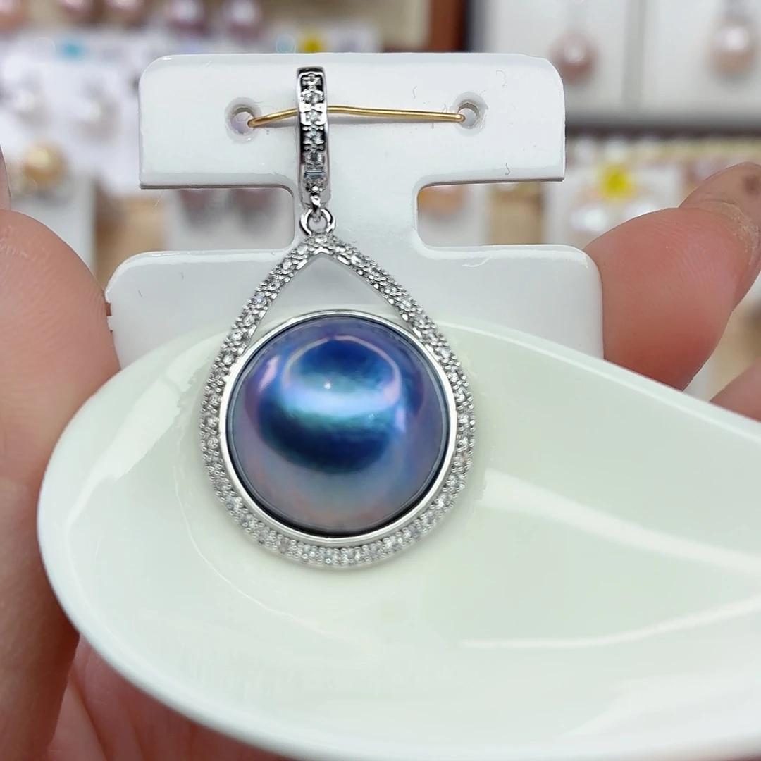 合金淡水珍珠颈饰