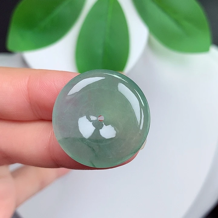 颈饰未镶嵌翡翠平安扣 24x5.3mm