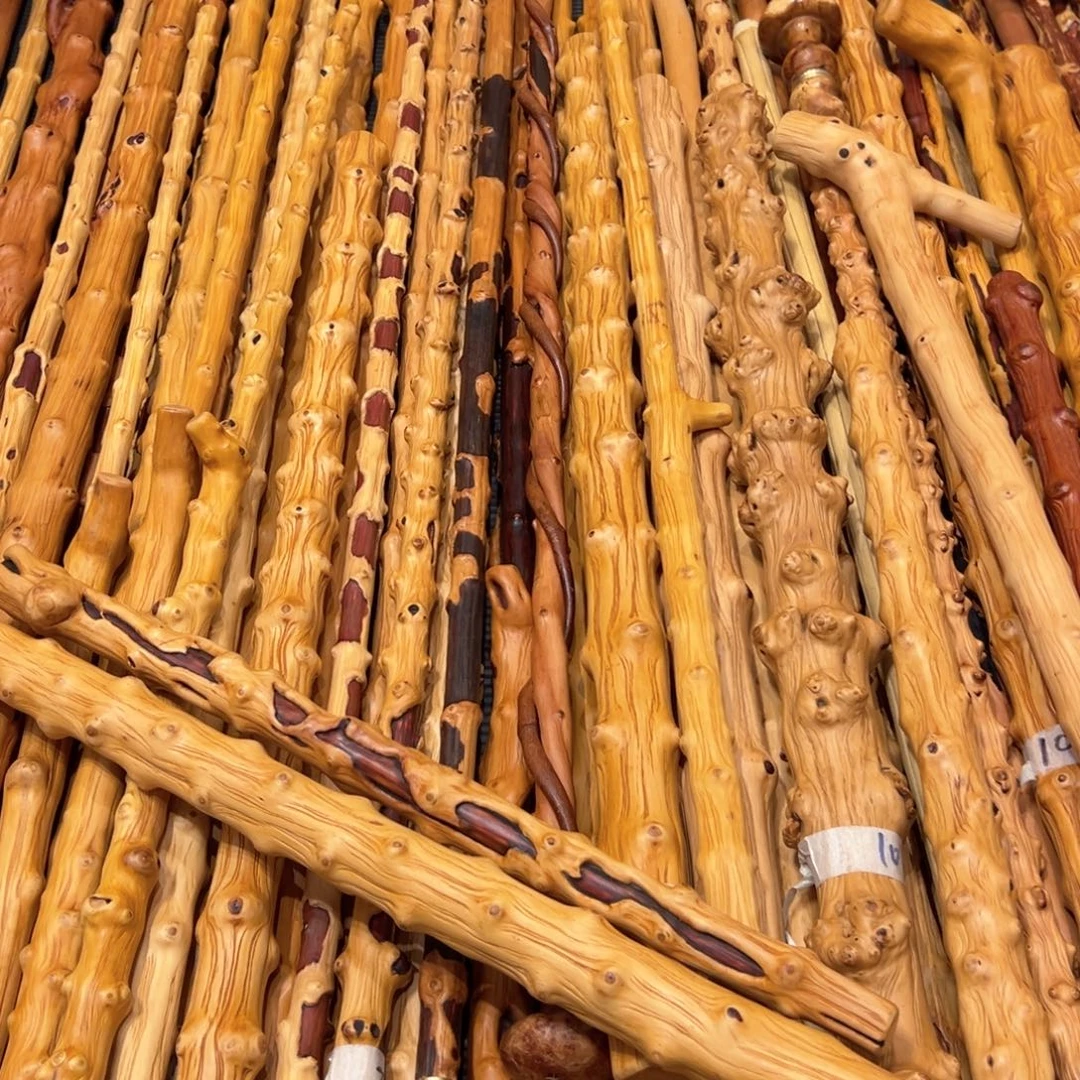 心***海木南对节两个精品手棍