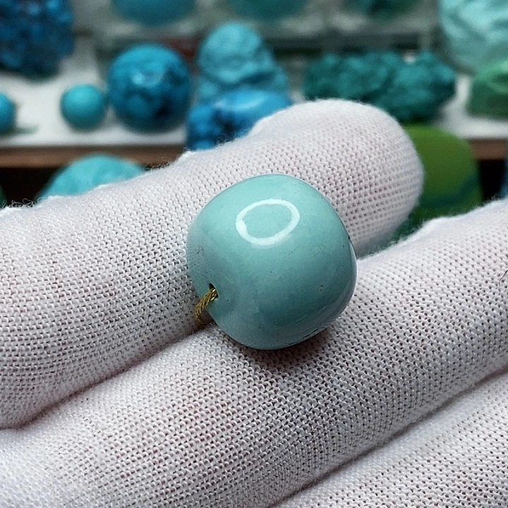 绿松石未镶嵌天然原矿 地大质检