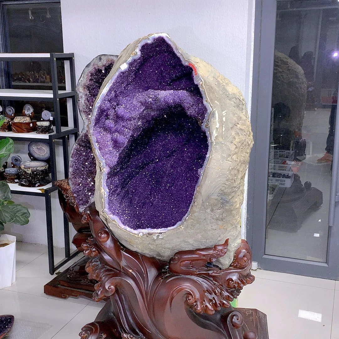 未镶嵌大型摆件（非配饰）紫晶