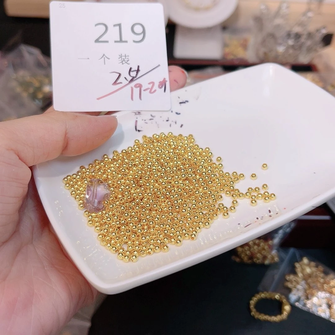 紫晶珠宝半成品银S925镀金镶嵌219