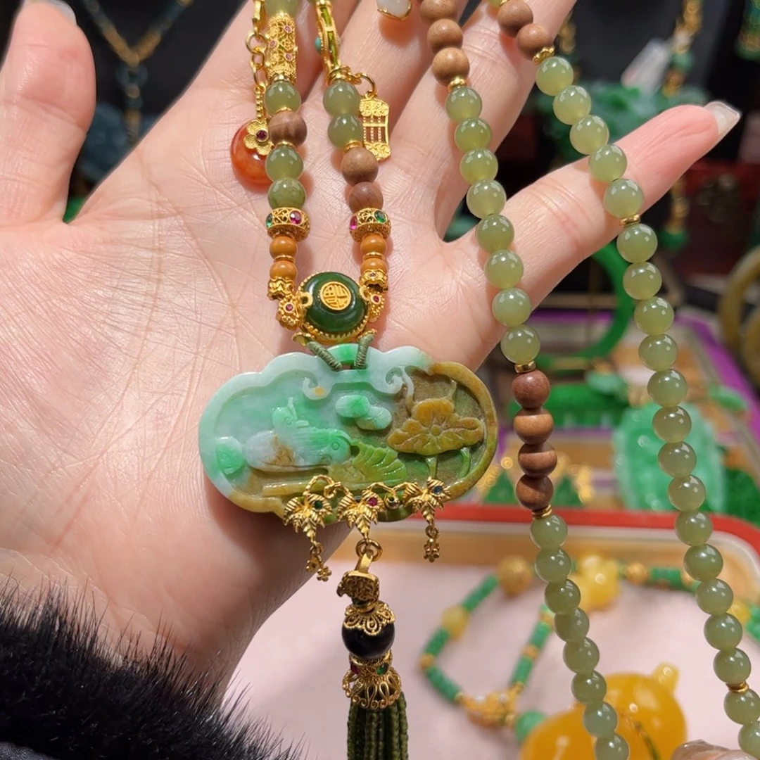 【闪购商品】翡翠颈饰未镶嵌翡翠