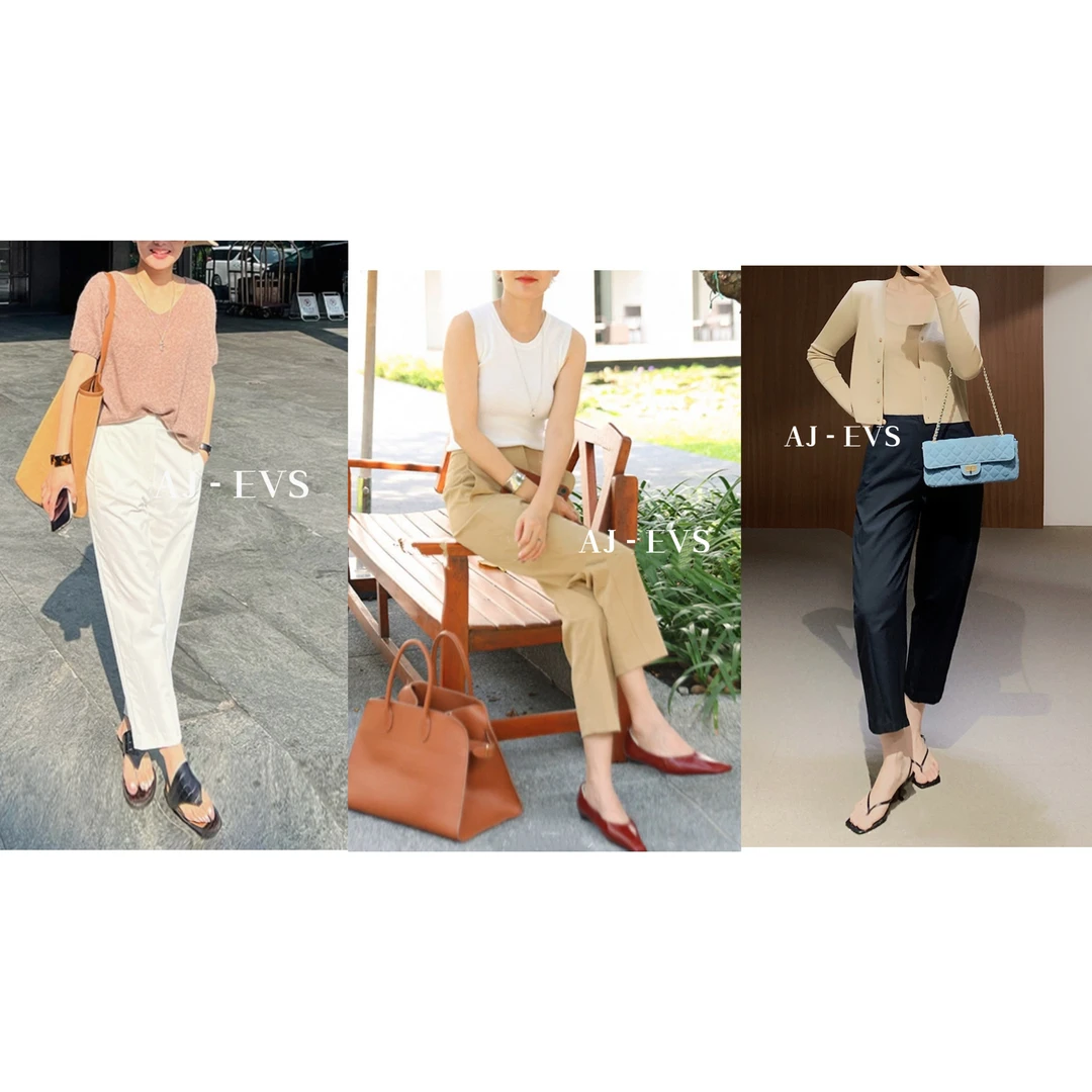 AJ-EVS【抗皱神裤·不鼓包穿不腻款气质九分裤】