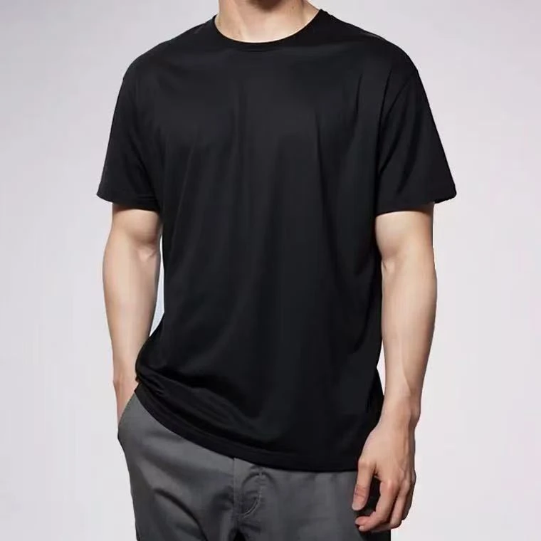 男士短袖T恤薄款宽松圆领透气
