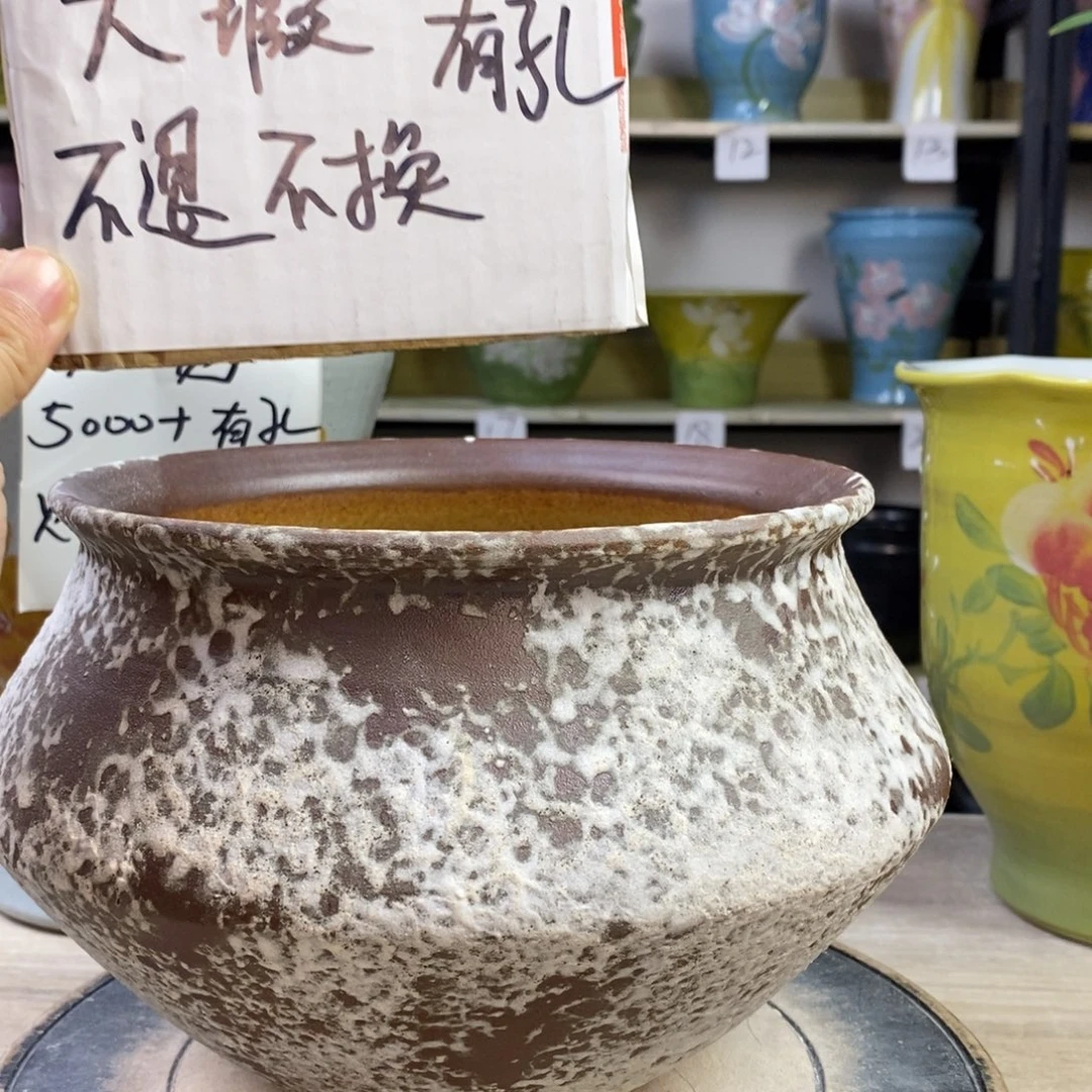 景德镇手工手绘陶瓷花盆