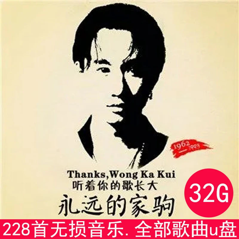 黄家驹Beyond专辑歌曲全集汽车载u盘粤语经典无损音质usb非CD碟片