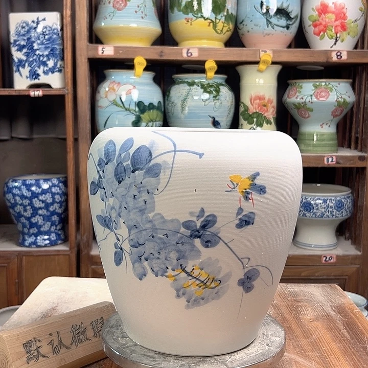 苹果兰兰紫藤款新款陶瓷陶瓷