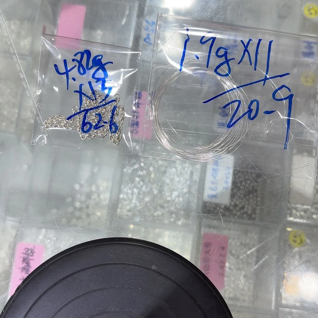 玻璃足银银饰品银饰品