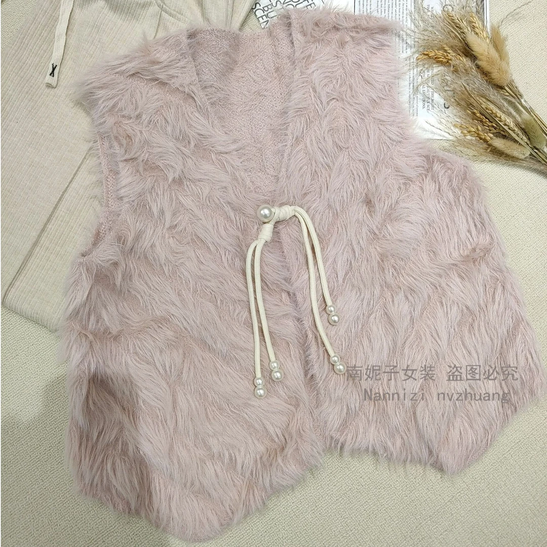 南妮子女装严选宽松型流行背心保暖冬季无袖女装加厚时尚SG15094