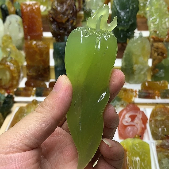 蛇纹石玉未镶嵌珠宝半成品