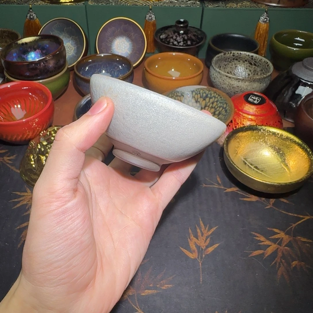 茶盏微瑕建盏，介意勿拍