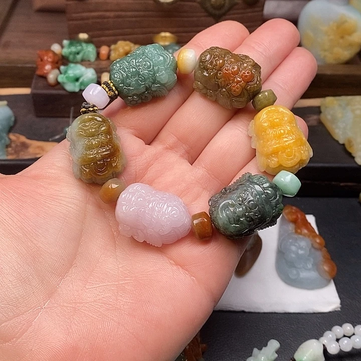 平***王定制翡翠未镶嵌毛货抛光