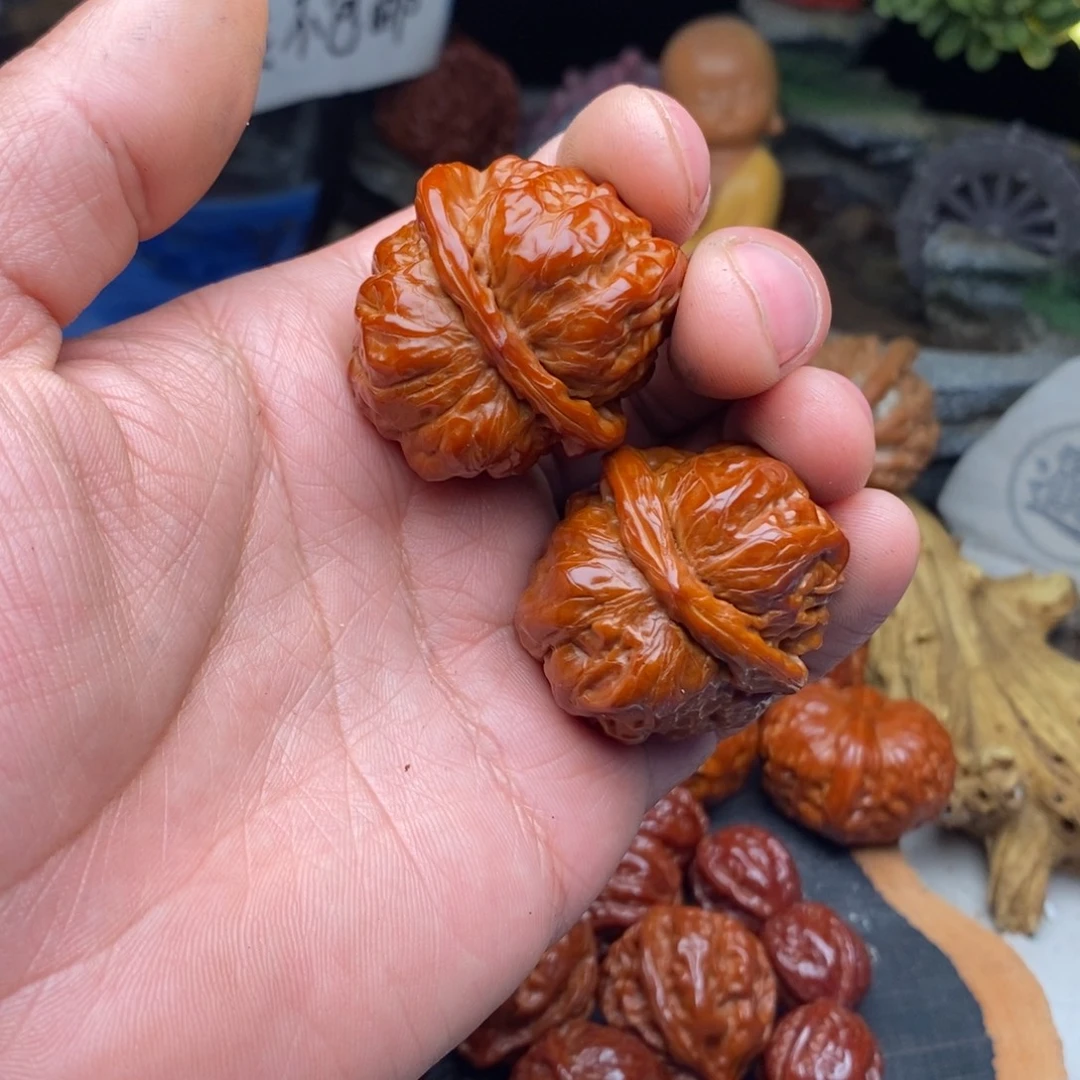 记***号文玩核桃把件蛤蟆头福利