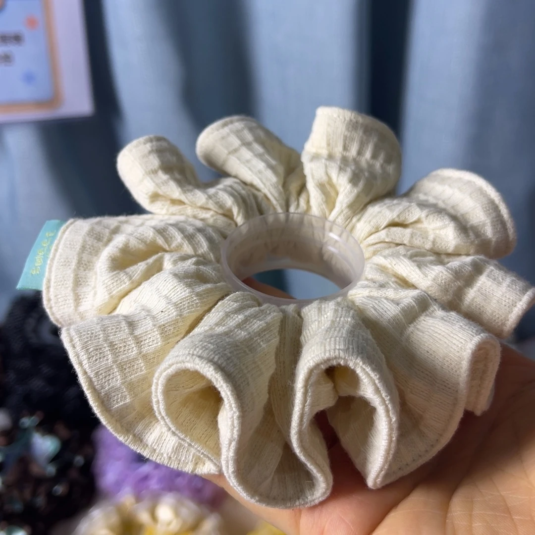 布艺铁合金蕾丝布艺发圈