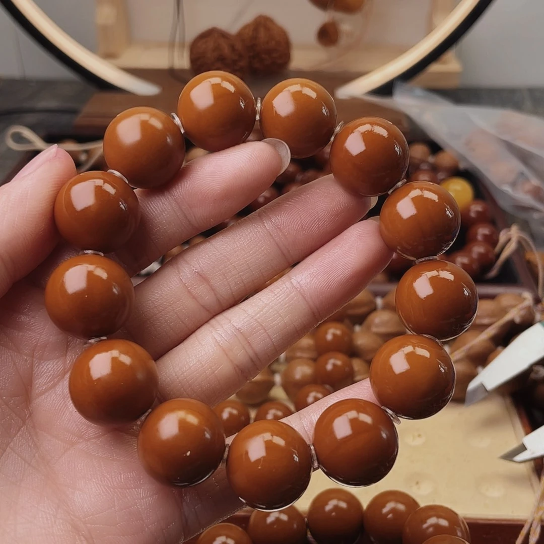 橄榄核手串/手链18尺寸百年老树铁核福利串