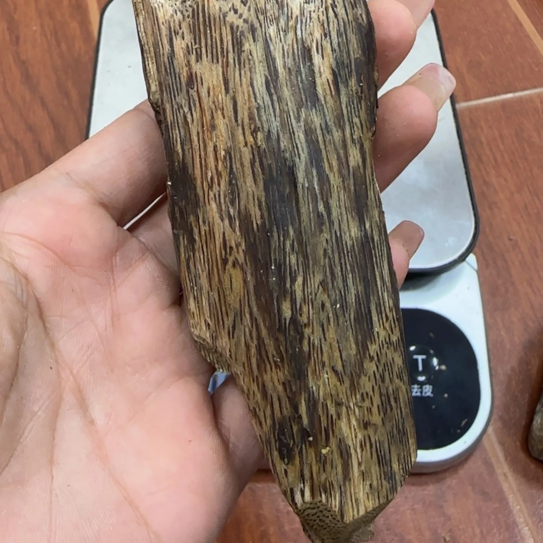 眯***朵沉香摆件海南奇楠沉香乌身块料39
