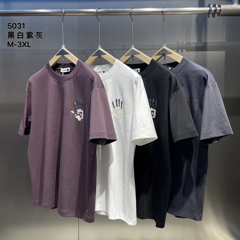 《碳灰》小众设计时尚潮流短T-5031