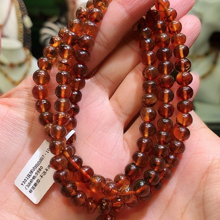 琥珀裸石未镶嵌7m高净血