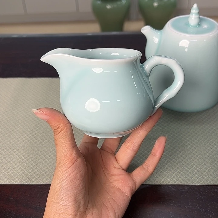 龙泉云间青瓷小米茶器