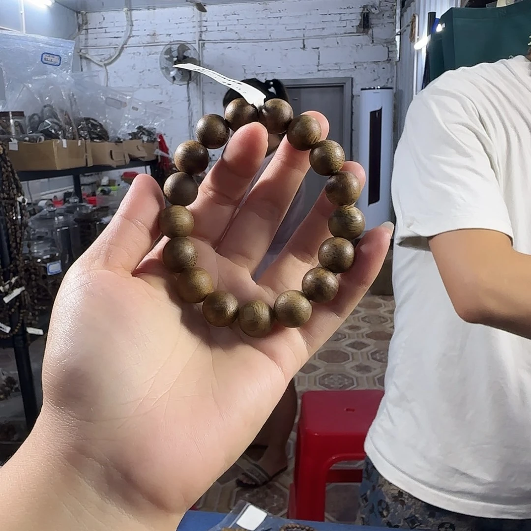 手串沉香用****8野生白棋圆珠单圈1.3/11克多样性发一