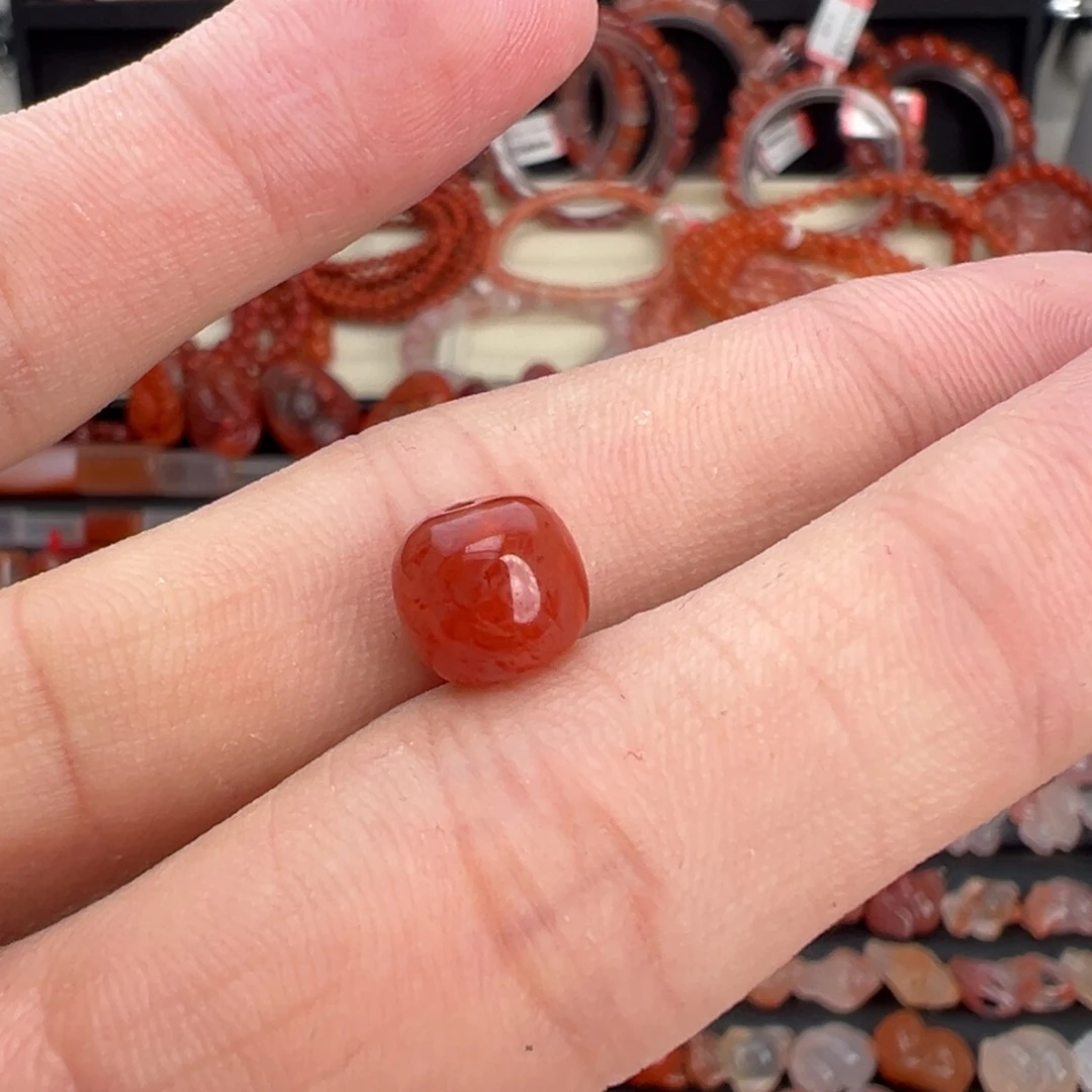 南红玛瑙未镶嵌颈饰老型珠8.4mm