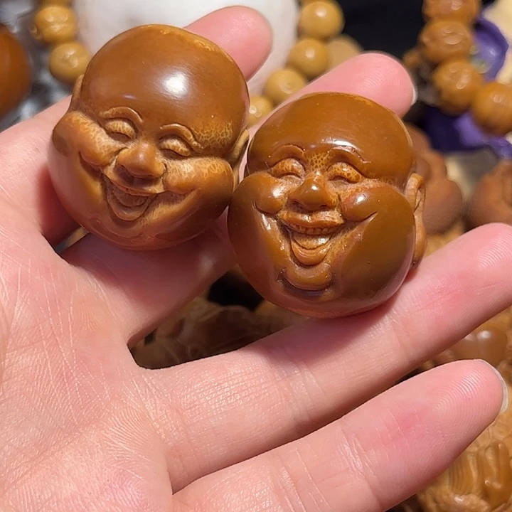 橄榄核手串/手链大榄笑佛