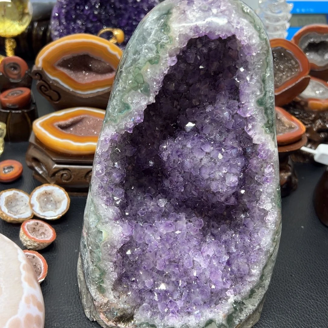 紫晶摆件未镶嵌摆件
