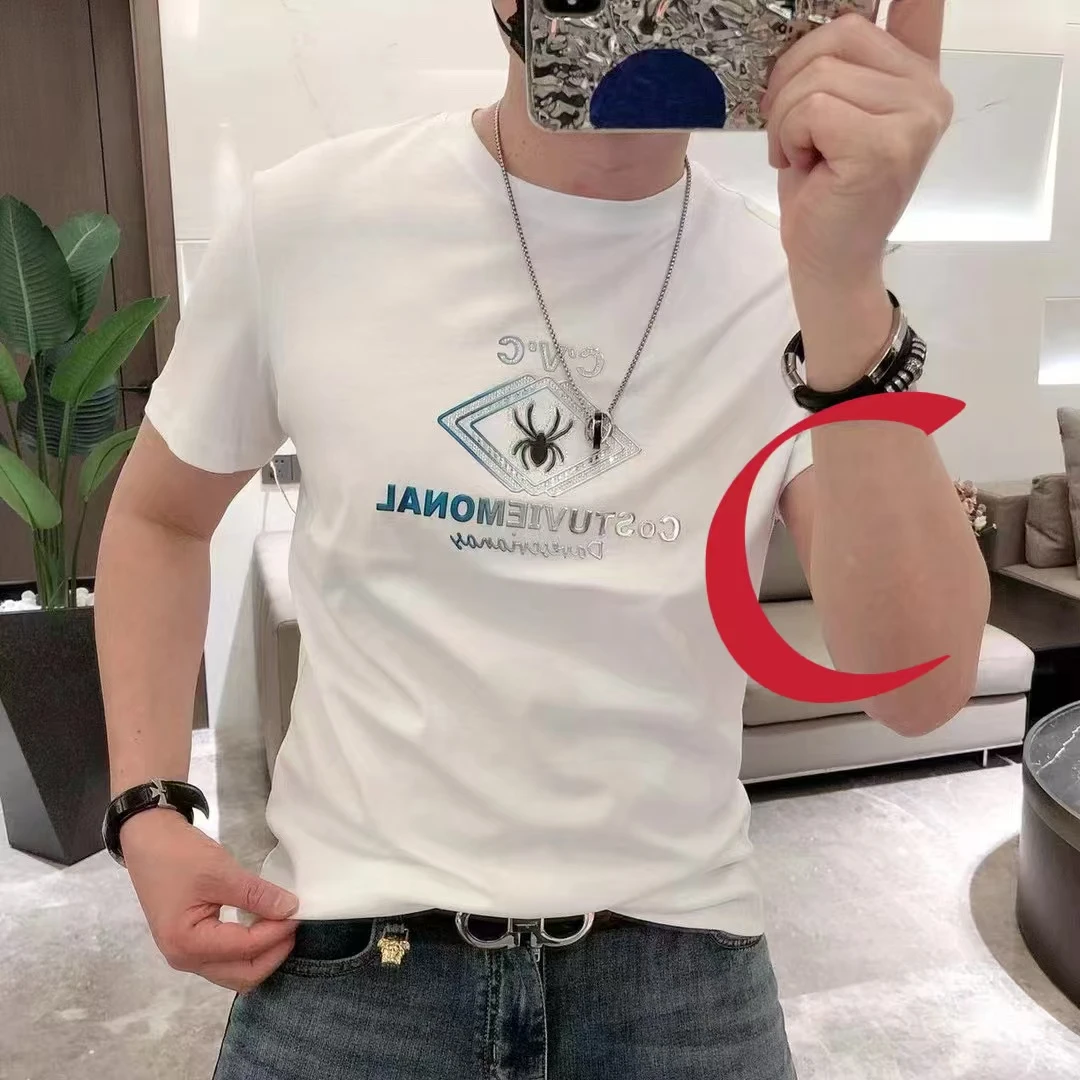 【C01-99】短袖圆领夏季显瘦男士T恤上衣时尚