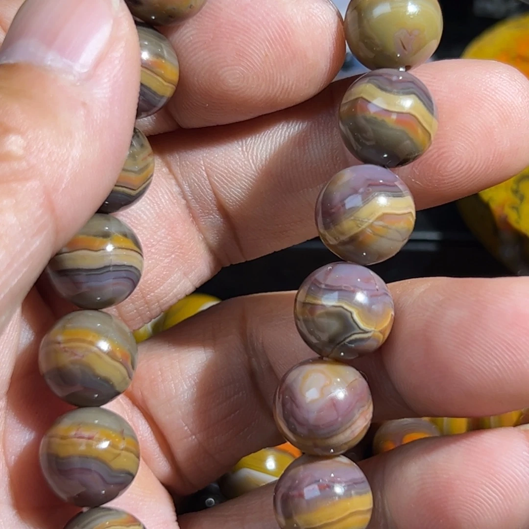 简***、玛瑙/玉髓合金颈饰