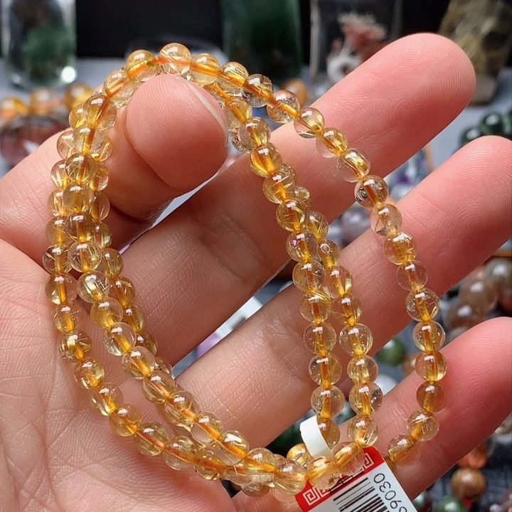 水晶手串未镶嵌天然
