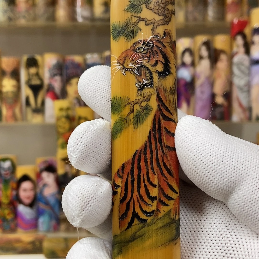 竹云海老师作品上山虎